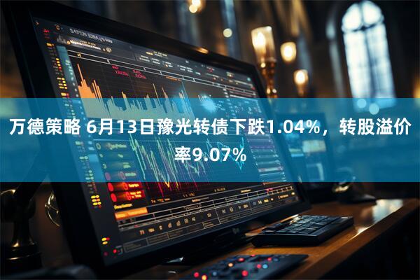 万德策略 6月13日豫光转债下跌1.04%，转股溢价率9.07%