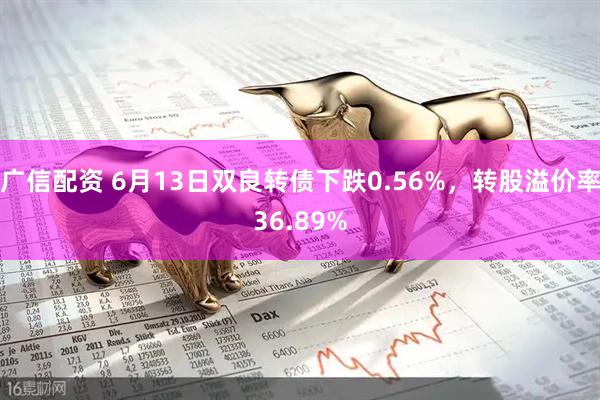广信配资 6月13日双良转债下跌0.56%，转股溢价率36.89%